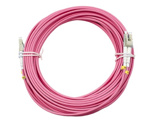 [Cabeus Патч-корды волоконно-оптические, пигтейлы] Cabeus FOP-50-OM4-LC-LC-20m Шнур оптический duplex LC-LC 50/125 mm OM4 20м LSZH