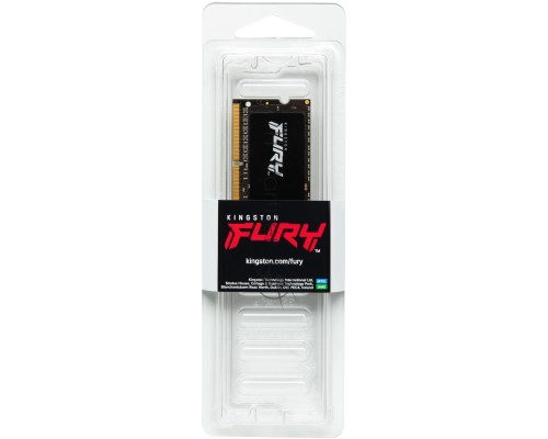 Память оперативная Kingston 16GB 2933MHz DDR4 CL17 SODIMM 1Gx8 FURY Impact