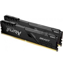 Оперативная память Kingston 16GB DDR4 3200MHz (2*8Gb) CL16 DIMM FURY Beast Black