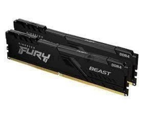Оперативная память Kingston 16GB DDR4 3200MHz (2*8Gb) CL16 DIMM FURY Beast Black