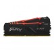 Оперативная память Kingston 16GB DDR4 3200MHz CL16 DIMM (Kit of 2) FURY Beast RGB