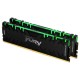 Оперативная память Kingston 16GB 3200MHz DDR4 CL16 DIMM (Kit of 2) FURY Renegade RGB