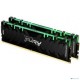 Оперативная память Kingston 16GB 3200MHz DDR4 CL16 DIMM (Kit of 2) FURY Renegade RGB