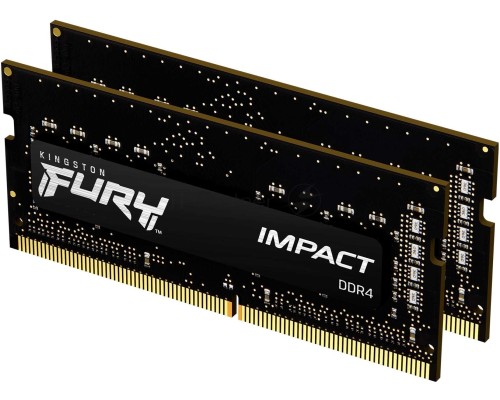Оперативная память Kingston 16GB 3200MHz DDR4 CL20 SODIMM (Kit of 2) FURY Impact