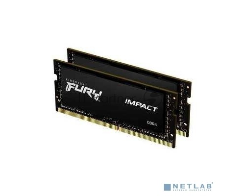 Оперативная память Kingston 16GB 3200MHz DDR4 CL20 SODIMM (Kit of 2) FURY Impact