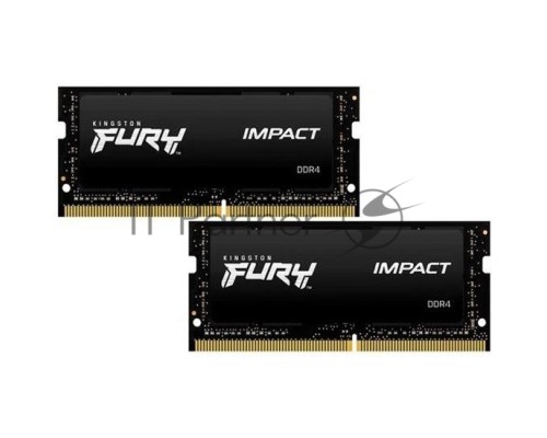 Оперативная память Kingston 16GB 3200MHz DDR4 CL20 SODIMM (Kit of 2) FURY Impact