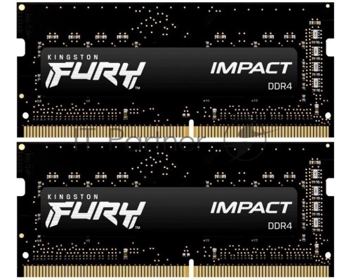 Оперативная память Kingston 16GB 3200MHz DDR4 CL20 SODIMM (Kit of 2) FURY Impact