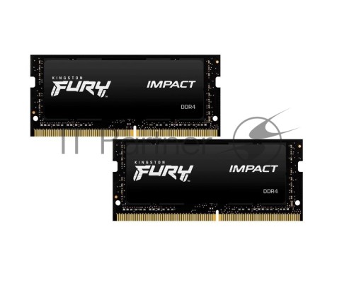 Оперативная память Kingston 16GB 3200MHz DDR4 CL20 SODIMM (Kit of 2) FURY Impact