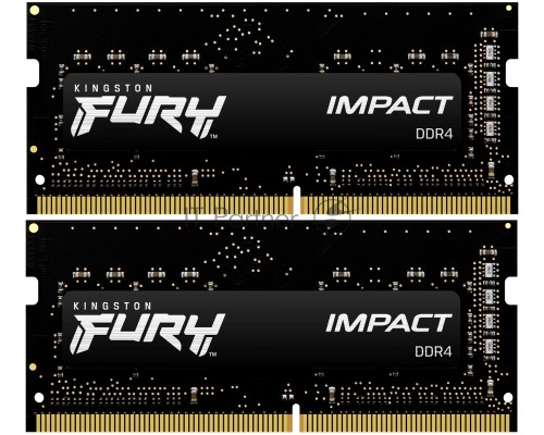 Оперативная память Kingston 16GB 3200MHz DDR4 CL20 SODIMM (Kit of 2) FURY Impact