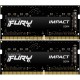Оперативная память Kingston 16GB 3200MHz DDR4 CL20 SODIMM (Kit of 2) FURY Impact
