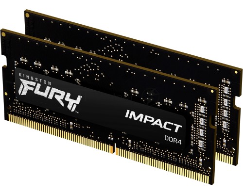Оперативная память Kingston 16GB 3200MHz DDR4 CL20 SODIMM (Kit of 2) FURY Impact