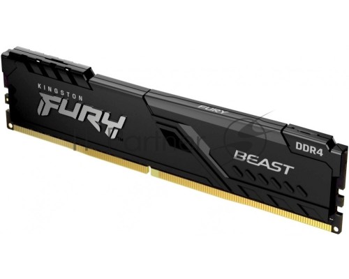 Оперативная память Kingston 16GB 3733MHz DDR4 CL19 DIMM 1Gx8 FURY Beast Black