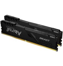 Оперативная память Kingston 16GB 3733MHz DDR4 CL19 DIMM (Kit of 2) FURY Beast Black