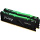 Оперативная память Kingston 16GB 3733MHz DDR4 CL19 DIMM (Kit of 2) FURY Beast RGB