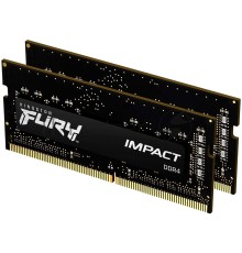Память оперативная Kingston 32GB 3200MHz DDR4 CL20 SODIMM (Kit of 2) 1Gx8 FURY Impact