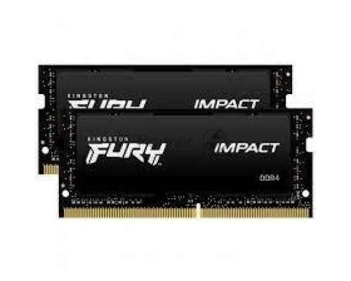 Память оперативная Kingston 32GB 3200MHz DDR4 CL20 SODIMM (Kit of 2) 1Gx8 FURY Impact