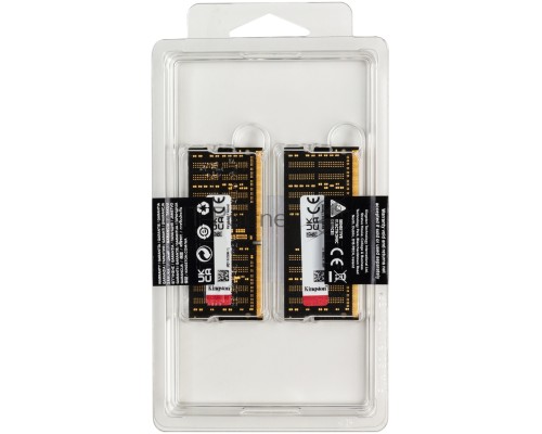 Память оперативная Kingston 32GB 3200MHz DDR4 CL20 SODIMM (Kit of 2) 1Gx8 FURY Impact