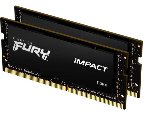 Память оперативная Kingston 32GB 3200MHz DDR4 CL20 SODIMM (Kit of 2) 1Gx8 FURY Impact