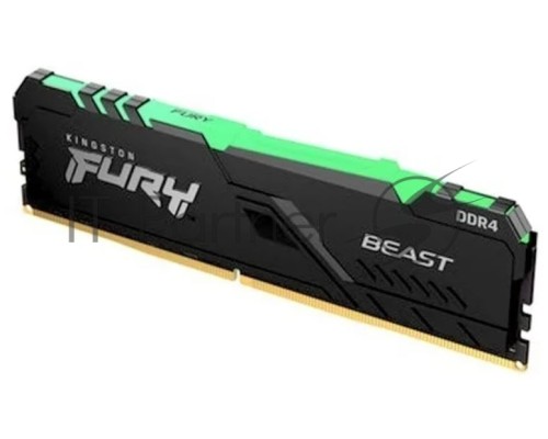Оперативная память Kingston 8GB DDR4 3200MHz CL16 DIMM FURY Beast RGB