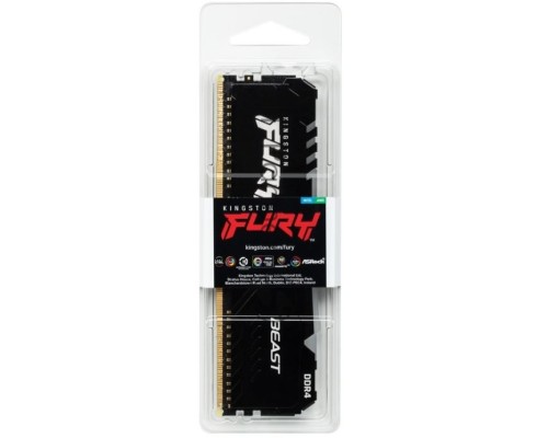 Оперативная память Kingston 8GB DDR4 3200MHz CL16 DIMM FURY Beast RGB