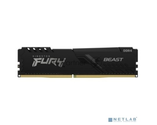 Оперативная память Kingston 8GB 3200MHz DDR4 CL16 DIMM (Kit of 2) FURY Beast Black
