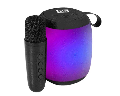 [Колонки EXEGATE] Exegate EX294944RUS Караоке-система Bro 310 (10Вт, 80-15000Гц, Bluetooth, Li-Ion, 1200mAh, FM 87.5MHz-108MHz, с поддержкой USB и TF/microSD карт,