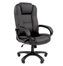 Офисное кресло Chairman 600 Россия экопремиум черный (7158658)