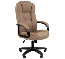 Офисное кресло Chairman 600LT Россия чер.пласт экопремиум бежевый (7158660)