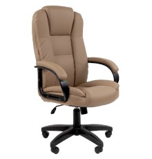 Офисное кресло Chairman 600LT Россия чер.пласт экопремиум бежевый (7158660)