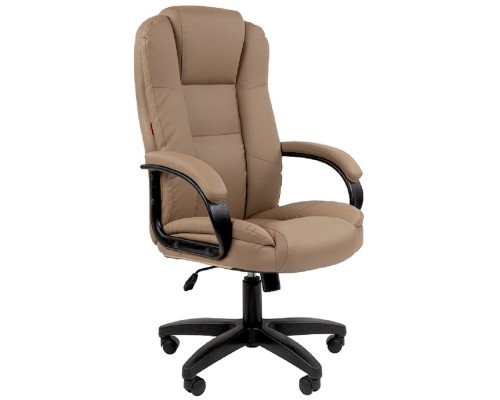 [Офисные кресла] Офисное кресло Chairman 600LT Россия чер.пласт экопремиум бежевый (7158660)