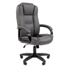 Офисное кресло Chairman 600LT Россия чер.пласт экопремиум серый (7158665)