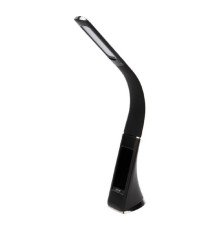 Rexant 75-0218 Светильник настольный REXANT Cesar LED с поворотом излучающей поверхности на 360°, 5000 К, часы, термометр, будильник, календарь, цвет черный