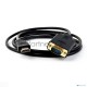 Кабель HDMI M VGA M full (с чипом) KS-is KS-441 черно-черный 1.8м