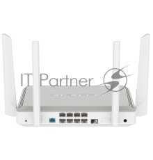 Роутер беспроводной Keenetic Peak (KN-2710) с двухдиапазонным Mesh Wi-Fi AC2600, двухъядерным ARM-процессором, 10-портовым коммутатором Smart Pro, портами SFP, USB 3.0 и 2.0