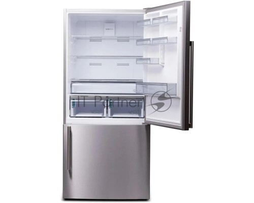 Холодильник Sharp SJ653GHXI52R серебристый двухкамерный 400/164 л морозилка снизу, No Frost