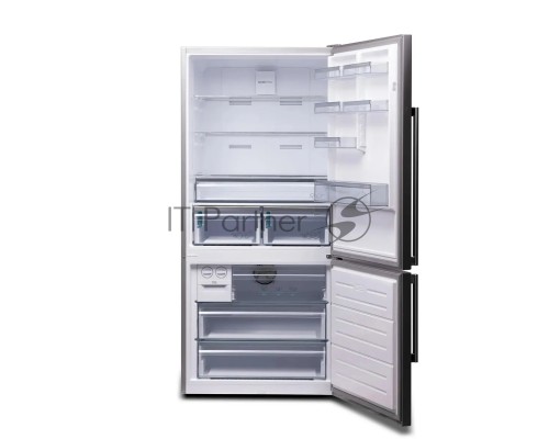 Холодильник Sharp SJ653GHXI52R серебристый двухкамерный 400/164 л морозилка снизу, No Frost