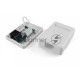 Розетка компьютерная Hyperline SB1-1-8P8C-C5e-WH RJ-45(8P8C), категория 5e, одинарная, внешняя, Dual IDC