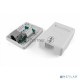 Розетка компьютерная Hyperline SB1-1-8P8C-C5e-SH-WH RJ-45(8P8C), категория 5e, экранированная, одинарная, внешняя, Dual IDC