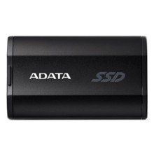 A-DATA Portable SSD 500GB External SD810Type-C, USB 3.2 Gen2x2, up to R/W 2000/2000 MB/s, SD810-500G-CBK