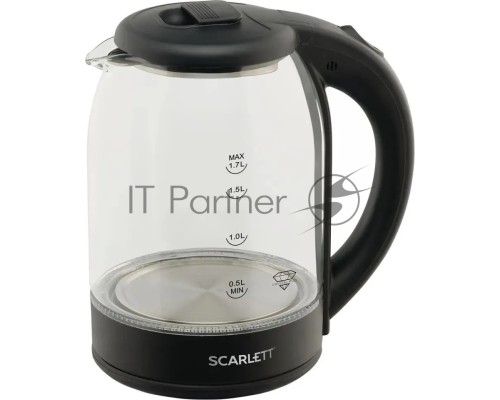 Чайник Scarlett SC-EK27G90 (черный) Мощность, Вт: 1800; Объем, л: 1.7