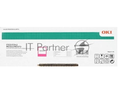 Картридж лазерный Oki C532/C542/MC573/MC563 6K (magenta)