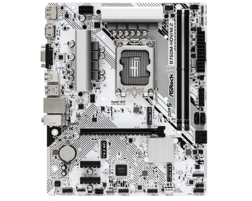 [Материнская плата] Asrock B760M-HDV/M.2 RTL { LGA1700, 2xDDR5, 4xSATA, RAID M.2 VGA HDMI DP mATX}