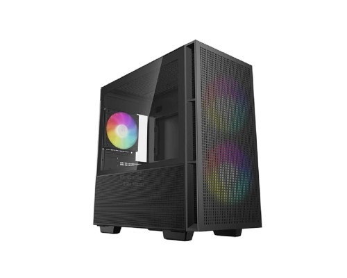 [Корпус] Deepcool CH360 black (mATX, без БП, ARGB, USB3.2 Type-A + USB3.2 Type-C) (R-CH360-BKAPE3-G-1)
