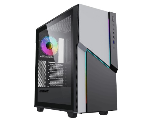 [Корпуса] Gamemax Корпус ZORRO BLACK без БП (Midi Tower, Черный., 1*USB3.0, 1*USB Type-C, COC fan)