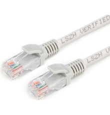 Cablexpert Патч-корд LSZH медный UTP кат.5e, 3м, литой, многожильный (серый) [PP30-3M]