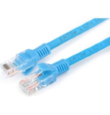 Cablexpert Патч-корд LSZH медный UTP кат.5e, 5м, литой, многожильный (синий) [PP30-5M/B]
