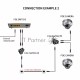 Переходник-разветвитель VCOM RJ-45 8P8C (F)<-->2 x 8P8C (F) ,FTP, ABS пластик, кат. 5eVCOM <CT252S>