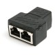Переходник-разветвитель VCOM RJ-45 8P8C (F)<-->2 x 8P8C (F) ,FTP, ABS пластик, кат. 5eVCOM <CT252S>