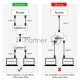 Переходник-разветвитель VCOM RJ-45 8P8C (F)<-->2 x 8P8C (F) ,FTP, ABS пластик, кат. 5eVCOM <CT252S>