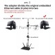 Переходник-разветвитель VCOM RJ-45 8P8C (F)<-->2 x 8P8C (F) ,FTP, ABS пластик, кат. 5eVCOM <CT252S>